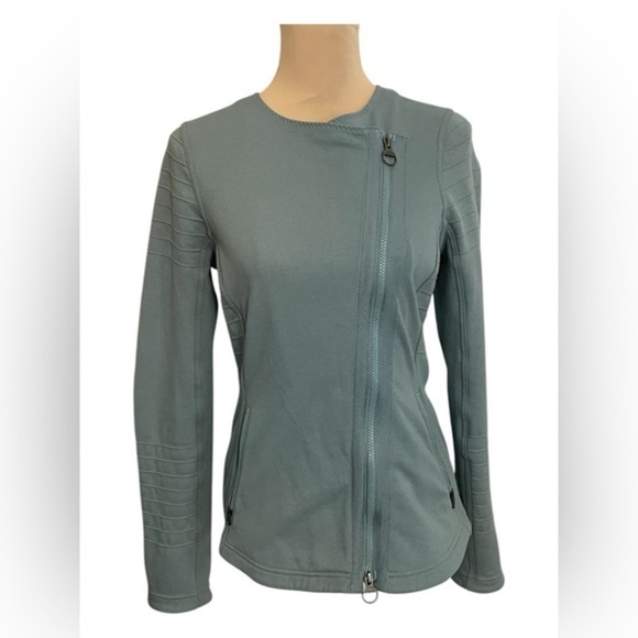 ATHLETA Moto Jacket Sweatshirt Minimalist
Full Zip City Travel Small - Picture 3 of 15